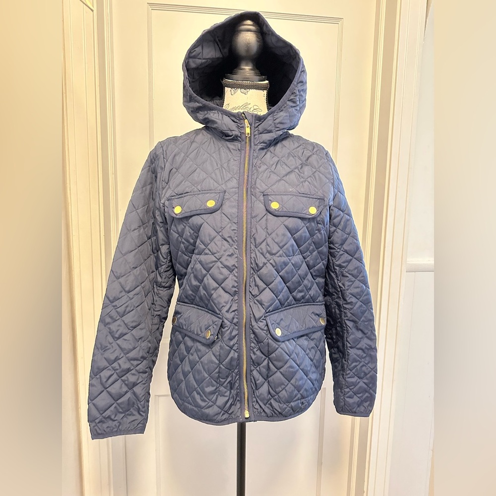 JCrew Quilted field jacket with PrimaLoft®